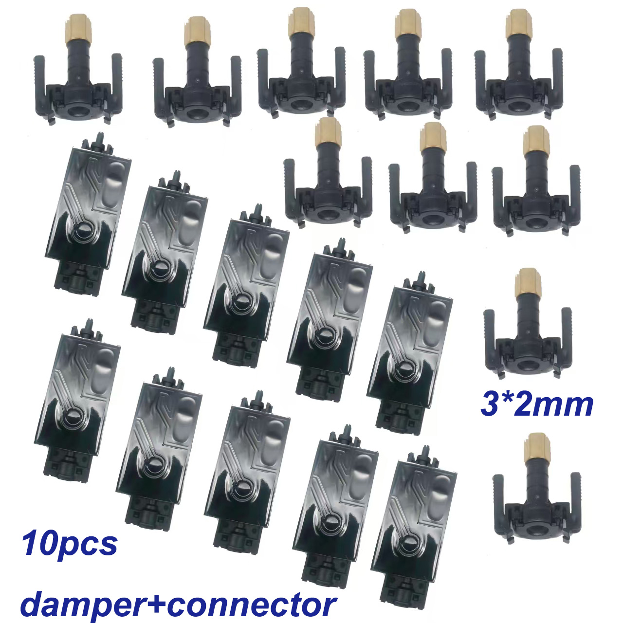 Eco Solvent Ink Cartridge - Amortisseur d'encre UV DX5, 10 pièces,