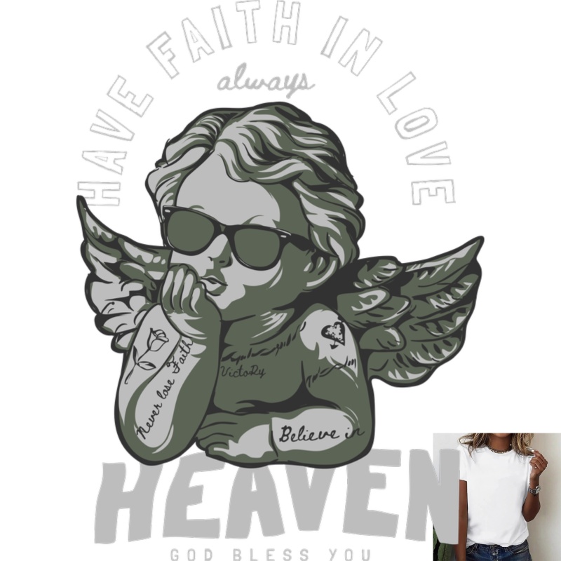 White Toner Transfer Paper - Patch thermocollant tendance pour lunettes de