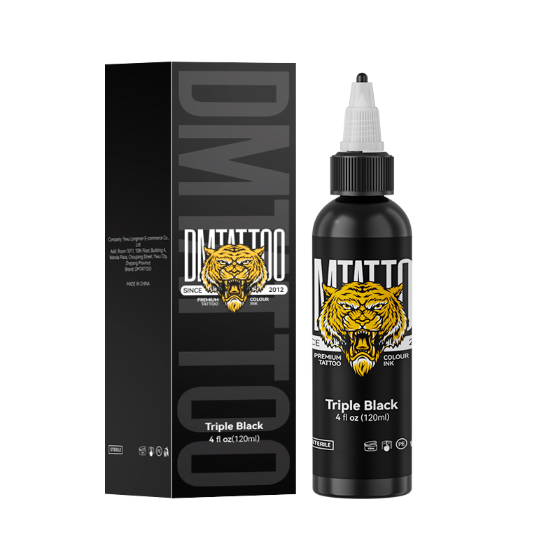 White Toner Transfer Paper - Encre de tatouage pigmentée, 120ml, noir