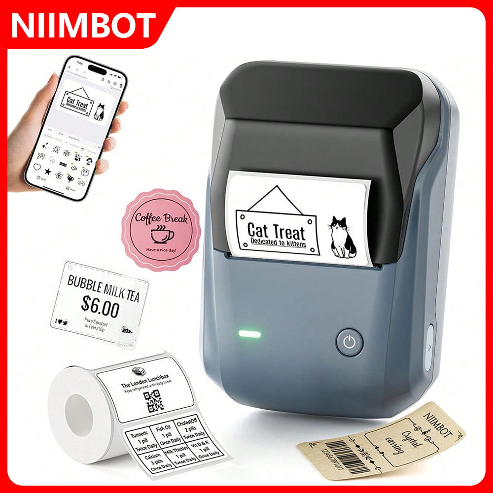 Commercial Printing Network - NIIMBOT B1 – imprimante thermique Portable,