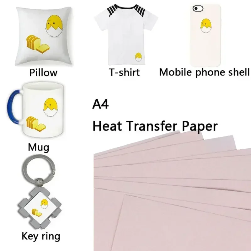 White Toner Transfer Paper - Papier A4 de transfert de presse